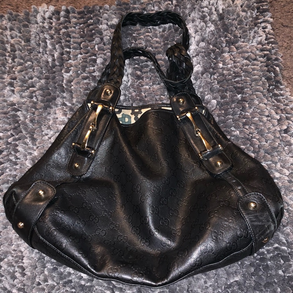 Authentic Leather Gucci Handbag